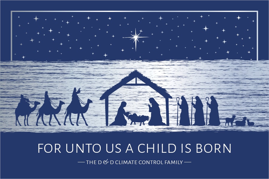 Merry Christmas from D & D Climate Control.