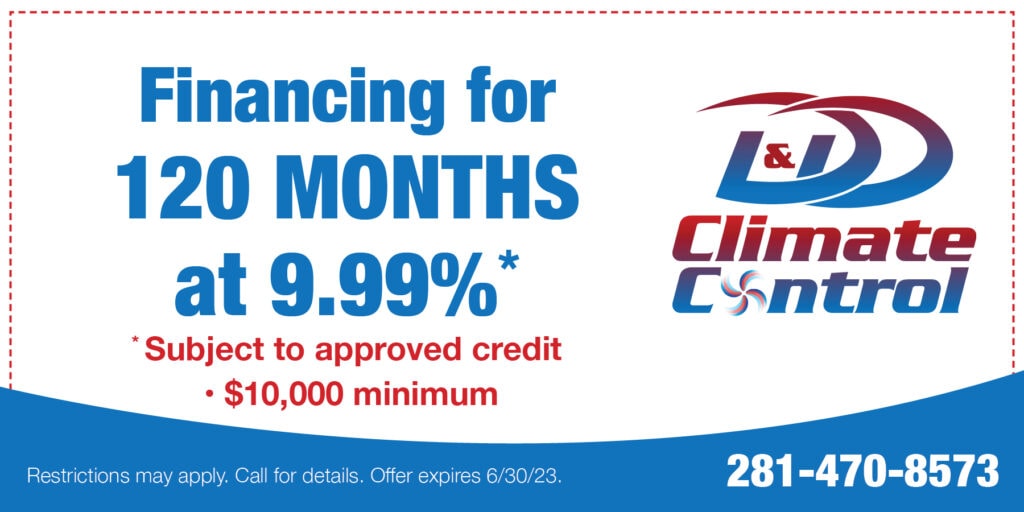 Financing for 120 Months* * Subject to approved credit. Restrictions may apply. Call for details. Offer expires 6/30/23.