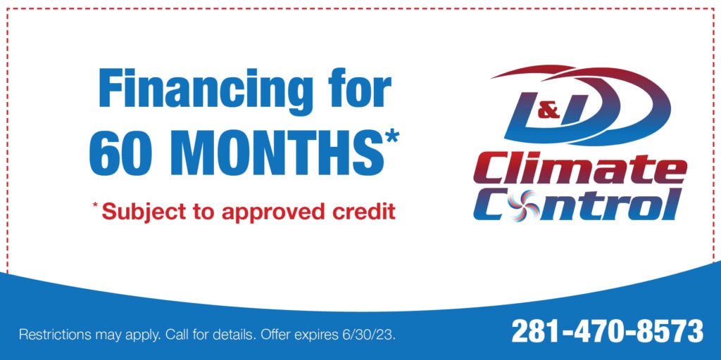 Financing for 60 Months* * Subject to approved credit. Restrictions may apply. Call for details. Offer expires 6/30/23.